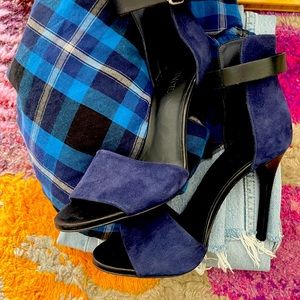 Vince. Italian Leather Sandal Heels